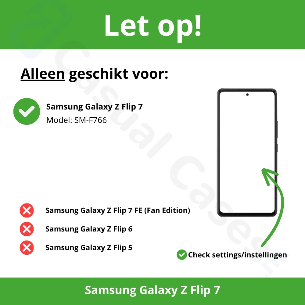 Samsung Galaxy Z Flip 7 hoesje slanke backcover met volledige MagSafe ondersteuning - Roze