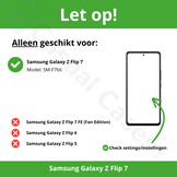 Samsung Galaxy Z Flip 7 hoesje slanke backcover met volledige MagSafe ondersteuning - Zwart