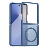 Samsung Galaxy Z Flip 7 hoesje slanke backcover met volledige MagSafe ondersteuning - Blauw