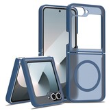 Samsung Galaxy Z Flip 7 FE / Z Flip6 hoesje slanke backcover met volledige MagSafe ondersteuning - Blauw