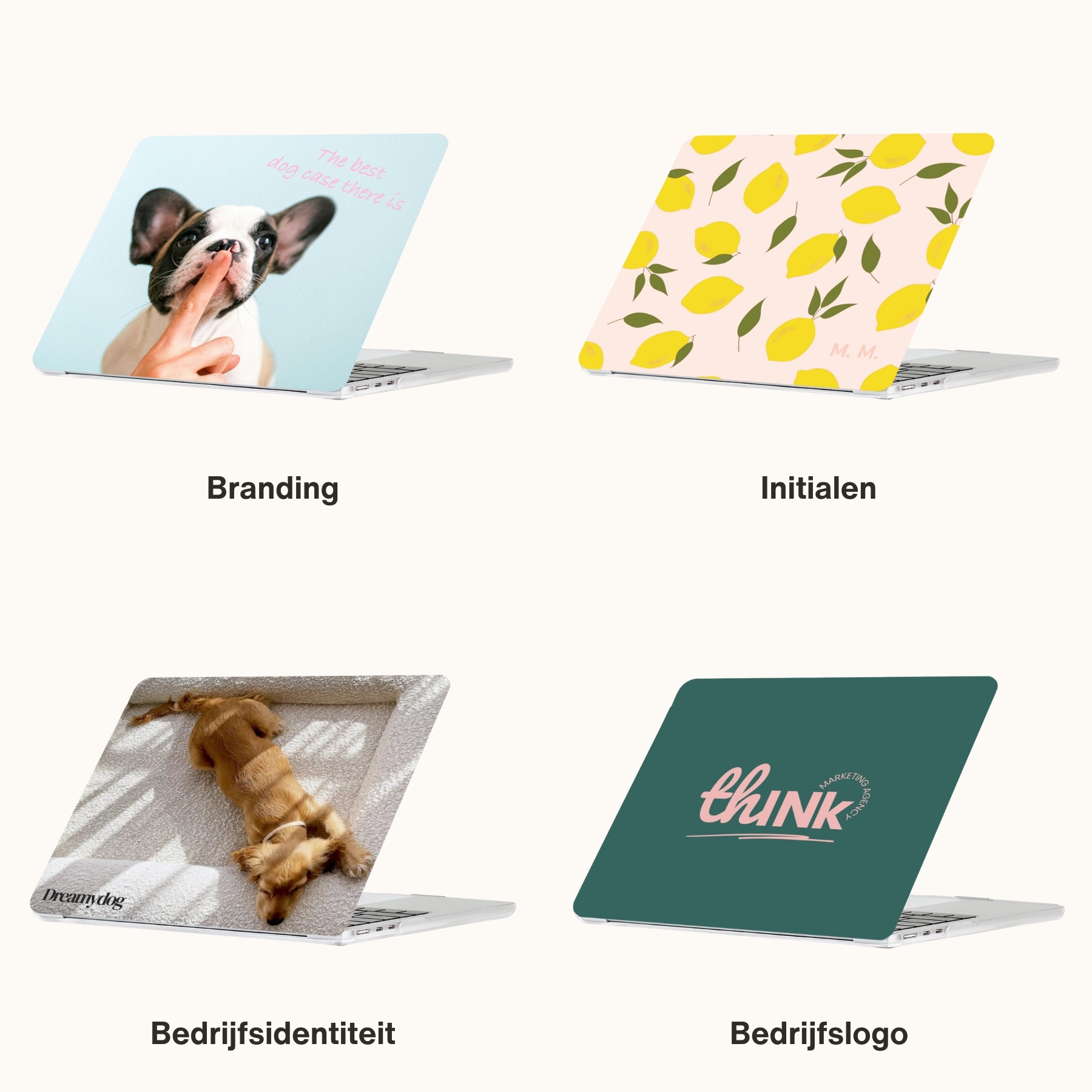 Maak je eigen MacBook Pro 14 inch (2021-2024) cover hoes met logo - Zonder uitsparing - Model A2442 / A2779 / A2918 / A2992 / A3112 / A3185 / A3401