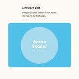 Maak je eigen MacBook Air 13 inch (2022-2025) cover hoes met logo - Zonder uitsparing