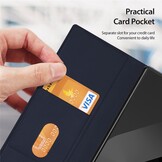 Samsung Galaxy Z Fold 7 Leren hoes Bookcase - Donkerblauw