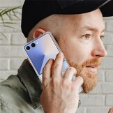 Samsung Galaxy Z Flip 7 Backcover hoes met MagSafe ondersteuning - Transparant