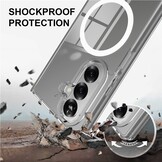 Samsung Galaxy Z Fold 7 Backcover hoes met MagSafe ondersteuning - Transparant