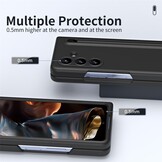 Samsung Galaxy Z Fold 7 Backcover hoes – Inclusief Styluspen & Screenprotector - Zwart