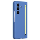 Samsung Galaxy Z Fold 7 Backcover hoes – Inclusief Styluspen & Screenprotector - Blauw