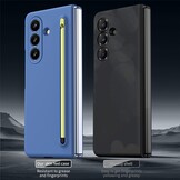 Samsung Galaxy Z Fold 7 Backcover hoes – Inclusief Styluspen & Screenprotector - Blauw