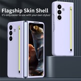 Samsung Galaxy Z Fold 7 Backcover hoes – Inclusief Styluspen & Screenprotector - Lila