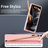 Samsung Galaxy Z Fold 7 Backcover hoes – Inclusief Styluspen & Screenprotector - Roze