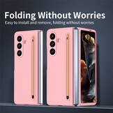 Samsung Galaxy Z Fold 7 Backcover hoes – Inclusief Styluspen & Screenprotector - Roze
