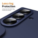 Samsung Galaxy Z Fold 7 Backcover hoes met Kickstand, Grip Ring en Comfortabele Polsband - Donkerblauw