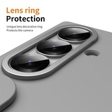 Samsung Galaxy Z Fold 7 Backcover hoes met Kickstand, Grip Ring en Comfortabele Polsband - Grijs