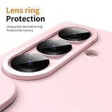 Samsung Galaxy Z Fold 7 Backcover hoes met Kickstand, Grip Ring en Comfortabele Polsband - Roze