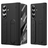 Samsung Galaxy Z Fold 7 Backcover hoes met Kickstand, Grip Ring en Comfortabele Polsband - Zwart