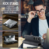 Samsung Galaxy Z Fold 7 bookcase stand hoes - Zwart