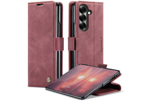 Caseme Samsung Galaxy Z Fold 7 bookcase stand hoes - Rood