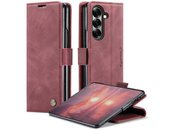 Caseme Samsung Galaxy Z Fold 7 bookcase stand hoes - Rood