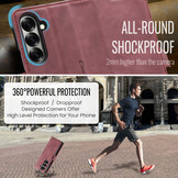 Samsung Galaxy Z Fold 7 bookcase stand hoes - Rood