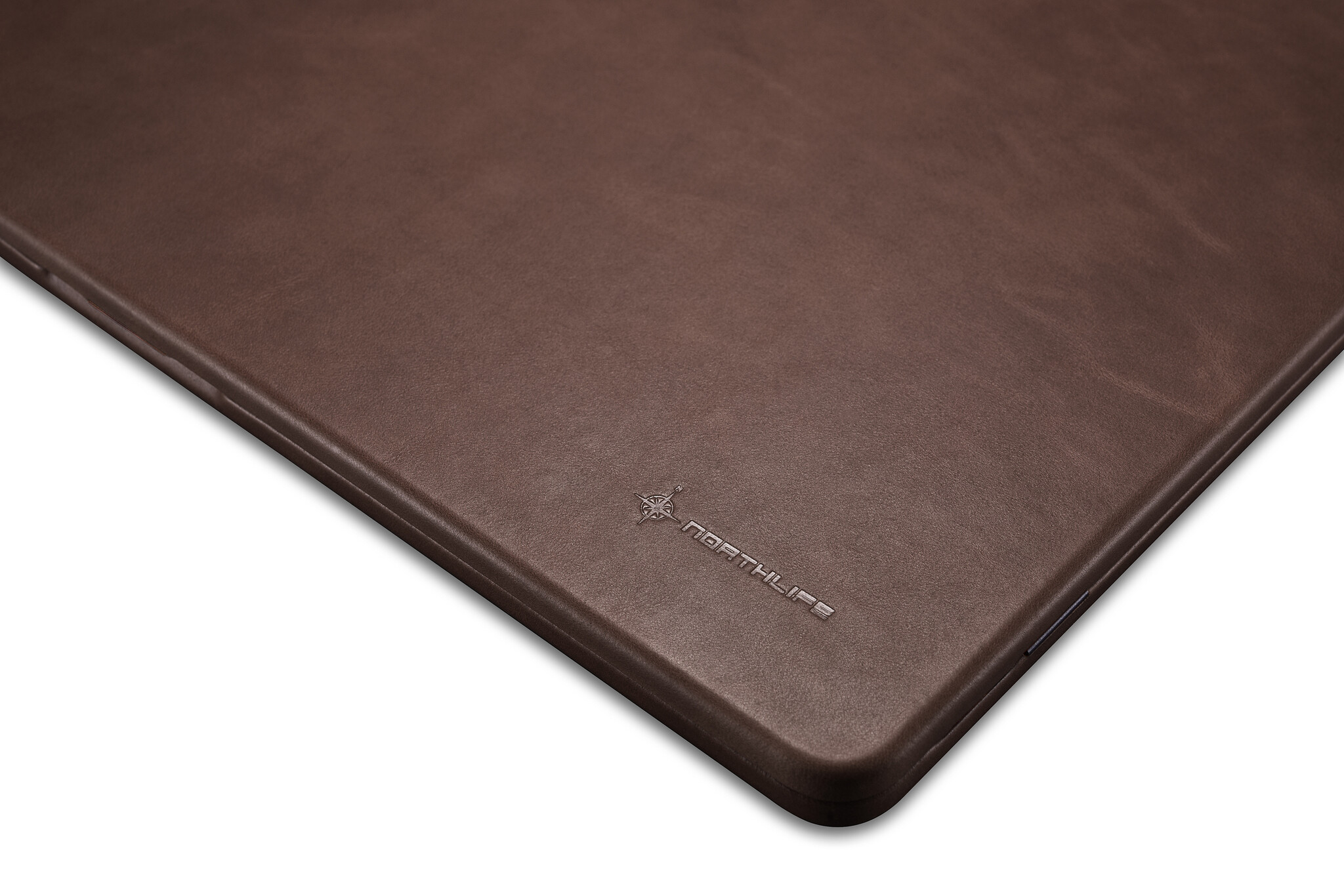 MacBook Pro 14 inch (2021-2026) Leren cover hoes - Coffee