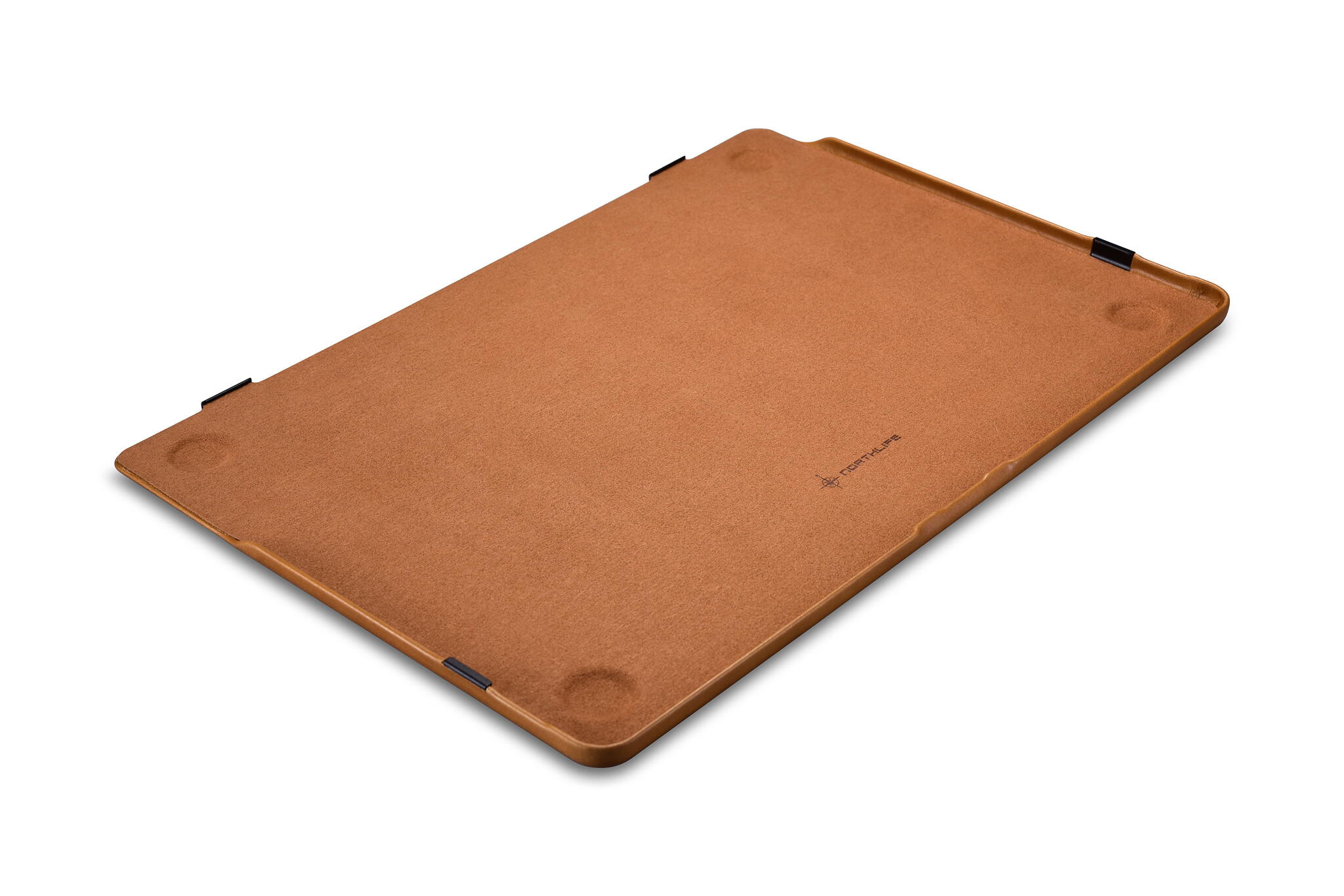 MacBook Pro 14 inch (2021-2026) Leren cover hoes - Cognac