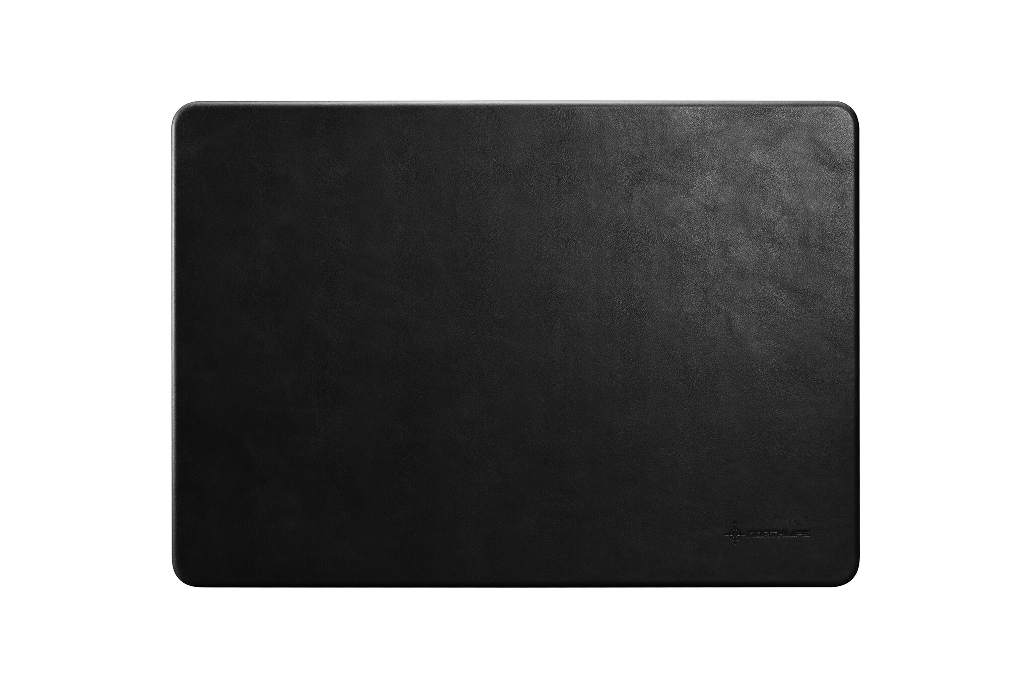 MacBook Pro 14 inch (2021-2026) Leren cover hoes - Zwart