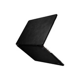 MacBook Pro 14 inch (2021-2026) Leren cover hoes - Zwart