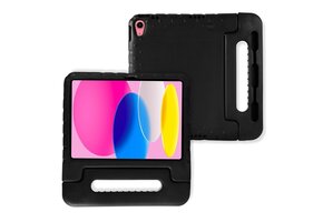 Lunso iPad 11 inch (2025) A16 - EVA Schokbestendige Kinderhoes met handvat - Zwart