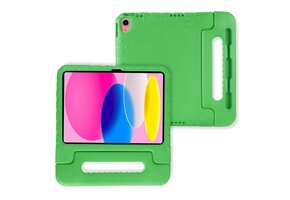 Lunso iPad 11 inch (2025) A16 - EVA Schokbestendige Kinderhoes met handvat - Groen