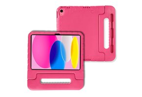 Lunso iPad 11 inch (2025) A16 - EVA Schokbestendige Kinderhoes met handvat - Roze