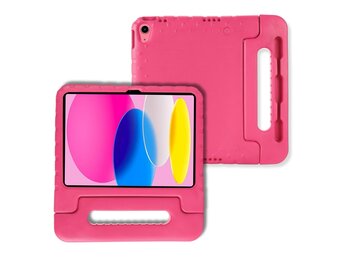 Lunso iPad 11 inch (2025) A16 - EVA Schokbestendige Kinderhoes met handvat - Roze