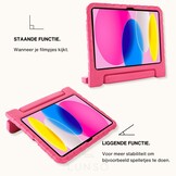 iPad 11 inch (2025) A16 EVA Schokbestendige Kinderhoes met handvat - Roze