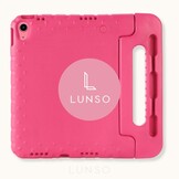 iPad 11 inch (2025) A16 EVA Schokbestendige Kinderhoes met handvat - Roze