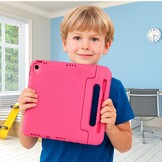 iPad 11 inch (2025) A16 EVA Schokbestendige Kinderhoes met handvat - Roze