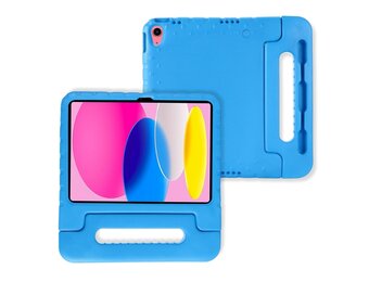 Lunso iPad 11 inch (2025) A16 - EVA Schokbestendige Kinderhoes met handvat - Lichtblauw