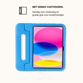 iPad 11 inch (2025) A16 EVA Schokbestendige Kinderhoes met handvat - Lichtblauw