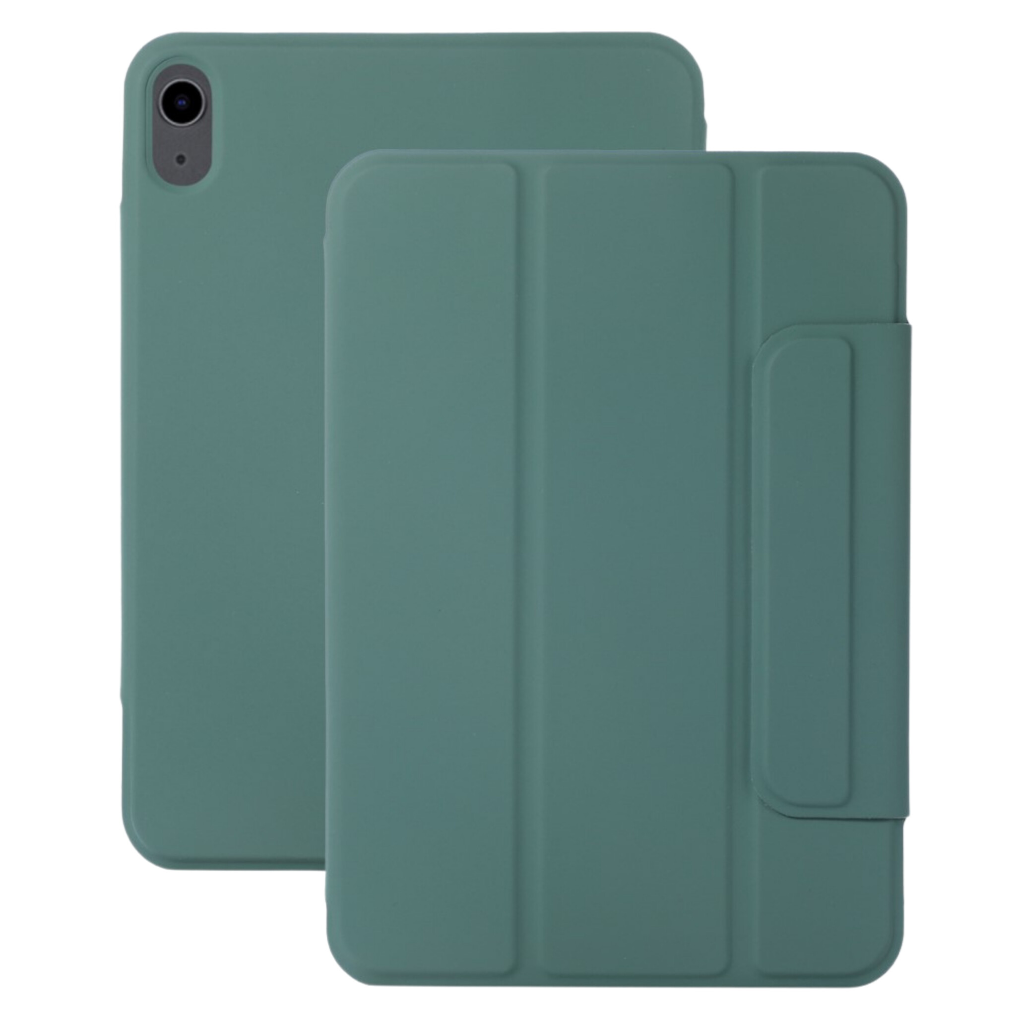 Lunso iPad 11 inch (2025) A16 - Tri-Fold Bookcase hoes - Groen