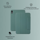iPad 11 inch (2025) A16 Tri-Fold Bookcase hoes - Groen