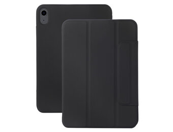 Lunso iPad 11 inch (2025) A16 - Tri-Fold Bookcase hoes - Zwart
