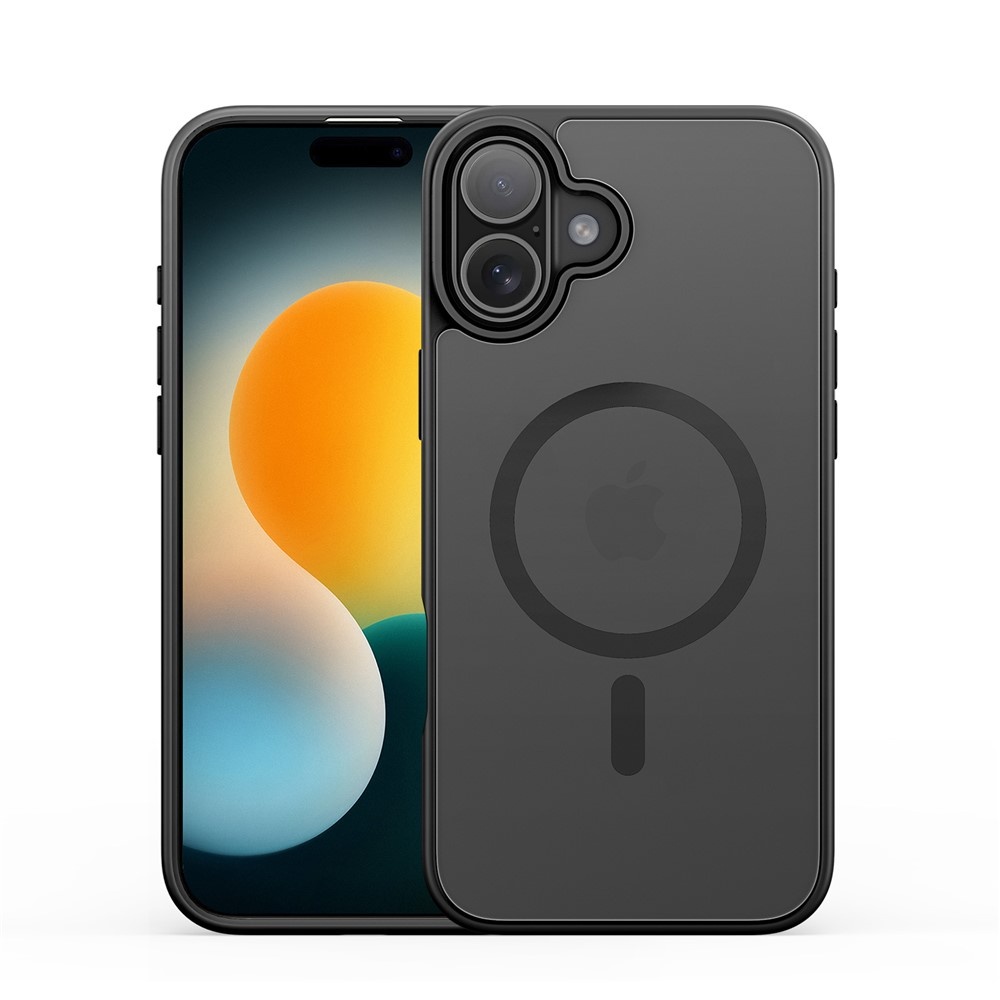 Dux Ducis Yind iPhone 17 hoesje - slanke backcover met MagSafe ondersteuning - Zwart