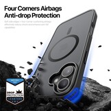 iPhone 17 hoesje - slanke backcover met MagSafe ondersteuning - Zwart