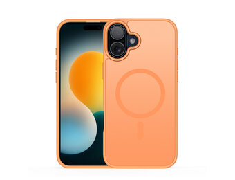 Dux Ducis Yind iPhone 17 hoesje - slanke backcover met MagSafe ondersteuning - Oranje