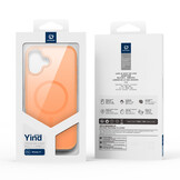 iPhone 17 hoesje - slanke backcover met MagSafe ondersteuning - Oranje