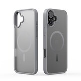 iPhone 17 hoesje - slanke backcover met MagSafe ondersteuning - Grijs