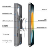 iPhone 17 hoesje - slanke backcover met MagSafe ondersteuning - Grijs