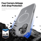 iPhone 17 hoesje - slanke backcover met MagSafe ondersteuning - Grijs