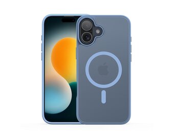 Dux Ducis Yind iPhone 17 hoesje - slanke backcover met MagSafe ondersteuning - Lichtblauw