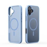 iPhone 17 hoesje - slanke backcover met MagSafe ondersteuning - Lichtblauw