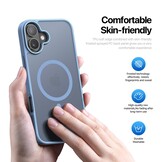 iPhone 17 hoesje - slanke backcover met MagSafe ondersteuning - Lichtblauw