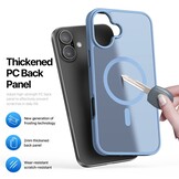 iPhone 17 hoesje - slanke backcover met MagSafe ondersteuning - Lichtblauw